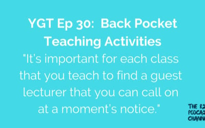 YGT 30: Back Pocket Teaching Activities