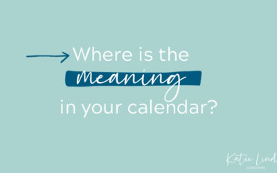 YGT 179: Adding Meaning to Your Calendar